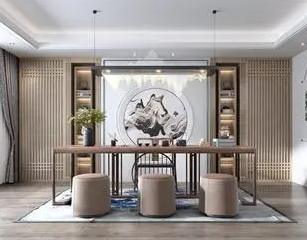 莆田新中式风格茶室如何规划设计